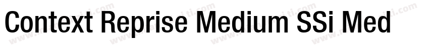 Context Reprise Medium SSi Medium Italic字体转换